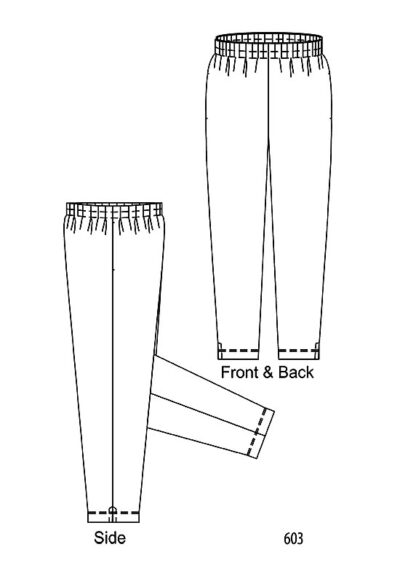 603 PDF – Tapered Pull on Pant – downloadable pattern – Petite Plus ...
