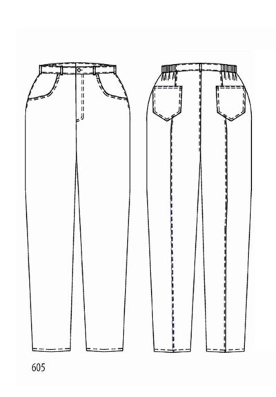 605 – Jeans – tissue – Petite Plus Patterns